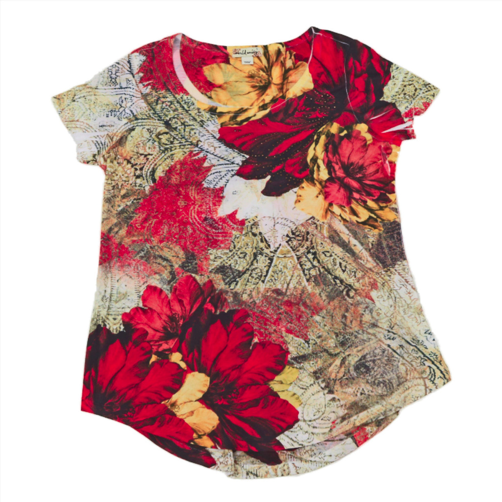 EUC World Unity Women's Embellished Top